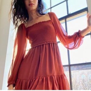 Wilfred Temptest Mini Long Sleeve Dress